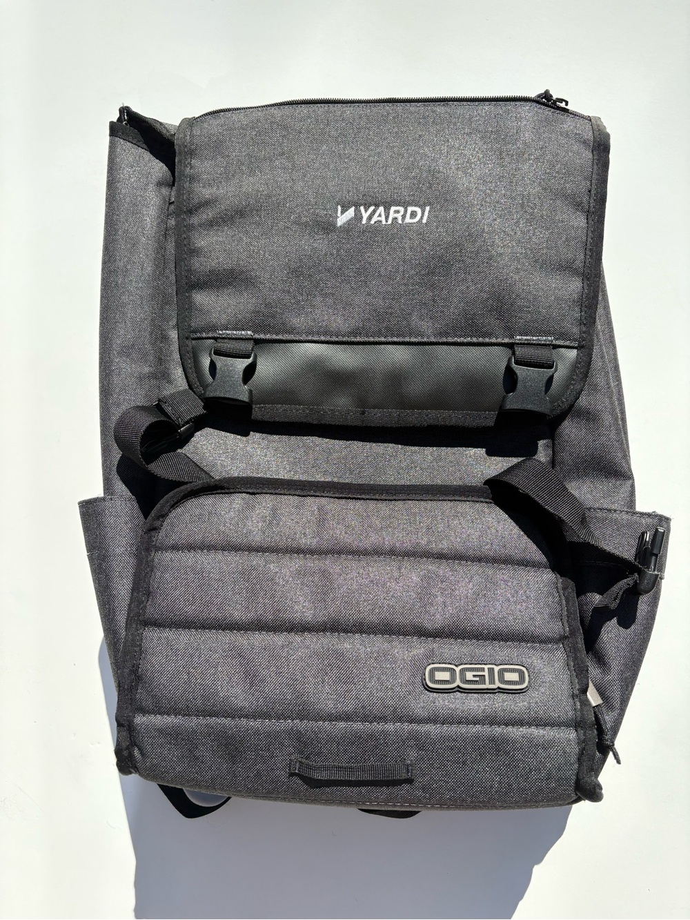 OGIO Charcoal Gray Tech Backpack with Front Flap
